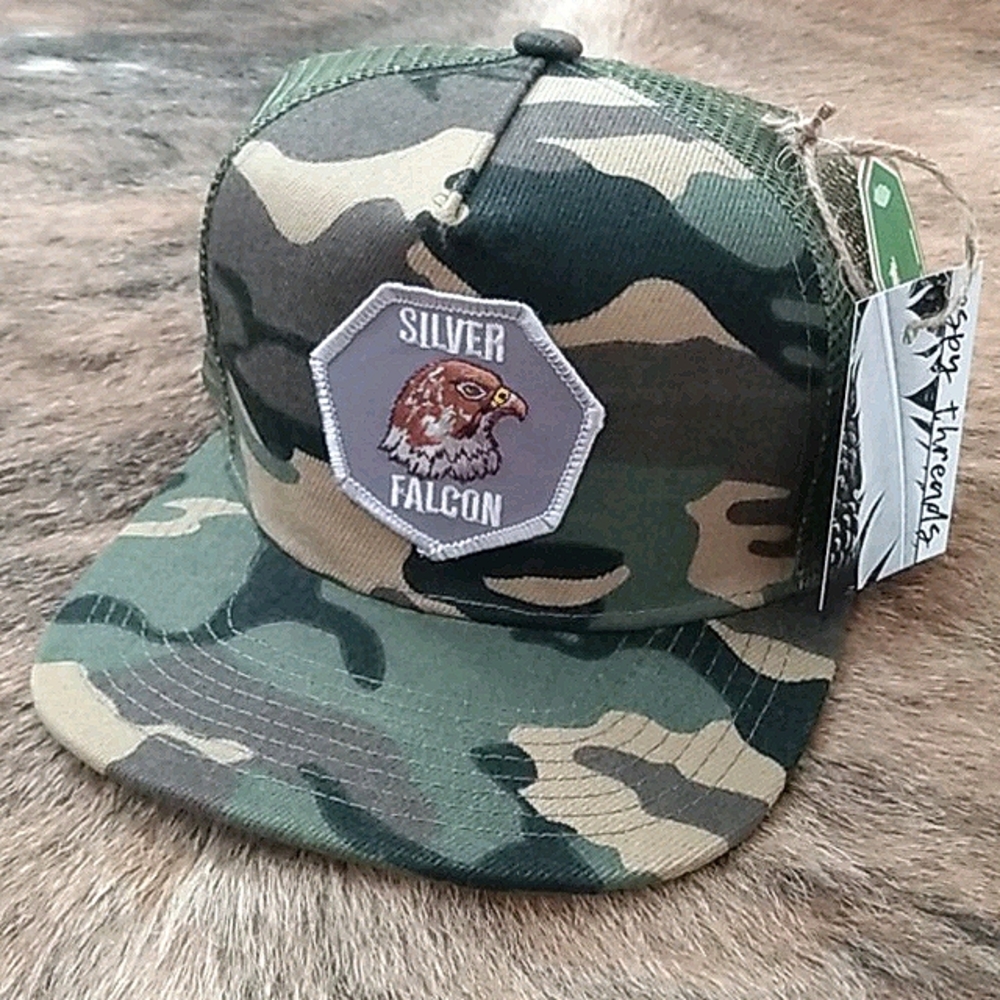 Espy Original Silver Falcon Camo Snap-Back Hat